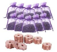 20 anelli per tarme e 10 sacchetti per lavanda per tarme, trappole per tarme, naturali in lavanda di cedro, per la prevenzione delle tarme, ottimo guardaroba