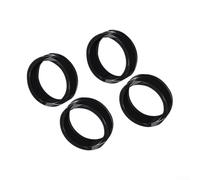 20 anelli sottili in silicone per joystick PS5 per controller Xbox Switch per fornire una protezione discreta durante il gioco (nero)