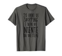 20 Anni Di Shopping E Non Ho Niente Da Mettere Maglietta