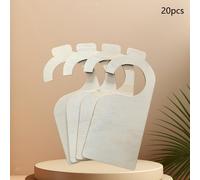 20 appendini per pomelli per porte in legno non finiti, per feste, uso