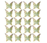20 Artistici A Forma Farfalla Artistica Per Perle Sciolte Per Collana Fatta A Mano E Braccialette Gioielleria Decorativa Farfalla Colorata