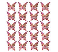 20 Artistici A Forma Farfalla Artistica Per Perle Sciolte Per Collana Fatta A Mano E Braccialette Gioielleria Decorativa Farfalla Colorata