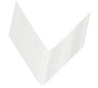 20 aste per saldatura argentate, 0,5 mm x 50 cm, filo di brasatura in lega di rame argentato, per la riparazione di gioielli, strumento di saldatura a basso punto di fusione, per braccialetti e