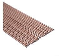 20 aste per saldatura in bronzo fosforoso da 2 mm x 50 cm, per tubi in rame, filo elettrodo per brasatura, compatibile con AC, frigorifero e leghe metalliche,