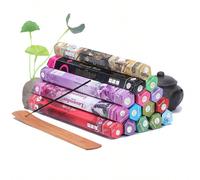 20 bastoncini/Scatola, incenso indiano, profumi di citronella, gelsomino, sandalo, uva, vetiveriana, lavanda reale, Ganesh, caprifoglio, incenso degli angeli, angelica, rosa miele. Decorazione per la