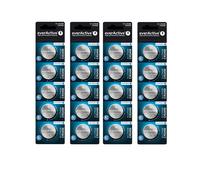 20 BATTERIE CR 2450 CR2450 DL2450 3V LITIO BOTTONE EVERACTIVE