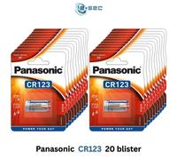 20 BATTERIE CR123 3V LITIO PANASONIC PILE LITHIUM CR123A 123 CR17345