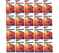 20 Batterie CR2 PANASONIC CR2 3V LITIO CR 2 DLCR2 KCR2 CR17355 LITHIUM PILE