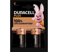 20 Batterie Duracell Alcaline 1/2 torcia tipo C Plus