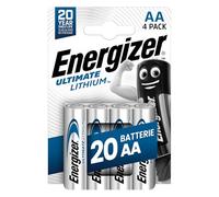 20 Batterie Energizer Ultimate Lithium AA - Pile Stilo Lunga Durata per Dispositivi Torce Giocattoli e Fotocamere