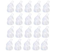 20 Beccuccio Morbido Lavaggio Nasale Bambini, Punte per Siringa Nasale, Sterilizzabili - tappini Siringa Per Nasali, Nasali in Silicone per Lavaggi Neonato Olive Nasali per Lavaggio Neonato