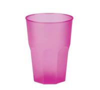 Cartone 420 Bicchieri per cocktail riutilizzabili satinati 420cc fucsia