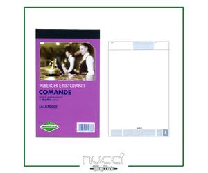 20 BLOCCHI COMANDE DUPLICE COPIA DU16187 - 25X2 MODULI AUTOC. 17X10 CM