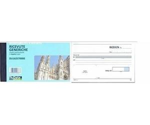 20 BLOCCHI RICEVUTE GENERICHE DATA UFFICIO 50/50 DU162570000