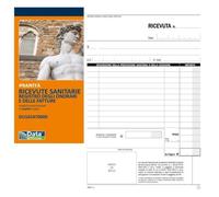 20 Blocco Ricevute sanitarie 50fg x 2 - formato A5 - cm 21,5x15 DU165470000