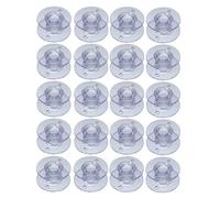 20 bobine di plastica riutilizzabili trasparenti per macchina da cucire, accessori per il cucito fai da te, vestiti, materiali di primo soccorso, nuovo pubblicato e popolare. Durability