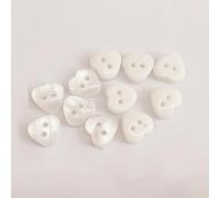 20 bottoni in resina a forma di cuore multicolore con 2 fori, decorazione per abbigliamento, cucito, scrapbooking, creazione di biglietti fai da te