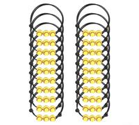 20 braccialetti sportivi con ciondoli per ragazzi, accessori divertenti per fan del baseball ed eventi sportivi (softball)