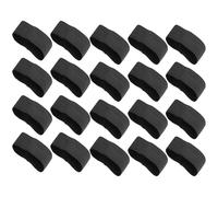 20 bracciali a pelo lutto, colore nero, fascia elastica per lutto