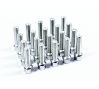 20 Bulloni Dado Ruota Dado Sfera Sferico M14x1,5 - 33Mm Lunghezza Filettata