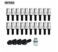 20 bulloni di bloccaggio ruota BONOSS argento 14x1,25 adatti a Toyota Supra G...