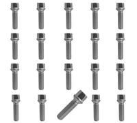 20 Bulloni per ruote spherique M14x1,5 43mm per Skoda VW