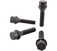 20 Bulloni Ruota Nero M14x1,5 Lunghezza Gambo :28mm Cono 60° Federale SW17