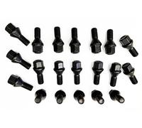 20 BULLONI RUOTE NERI TESTA 17 auto COMPATIBILI con 595 - 695 Abarth dal 2008