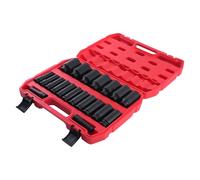 20 Bussole 1/2" a Impatto CR-V 10-38mm for Utensili Elettrici Auto