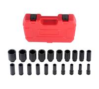 20 Bussole a Impatto 1/2" 10-38mm CR-V 6 Punti for Auto Uso Privato