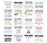 20 buste aperte quando - Kit di lettere aperte quando kit di lettere per relazioni a lunga distanza, da aprire quando buste per fidanzato, regalo per andare via università, Open Me When Leaving Home