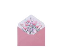 20 buste for biglietti d'invito di auguri for ufficio, scuola, d'amore, con lettere stampate motivi floreali Per Inviti