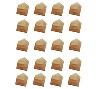 20 buste in tinta unita da 10,2 x 7,1 cm, buste per contanti per baby shower, feste di nozze, inviti, biglietti di invito per bambini, set di buste vintage colorate
