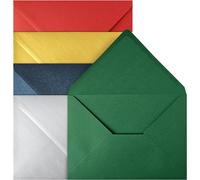 20 Buste Lettere Colorate Mix Natalizio C5 16,2 X 22,9 Cm Set Buste Lettera Eleg