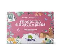 20 bustine con filtro tisana al gusto Fragolina di bosco e Ribes-Valverbe