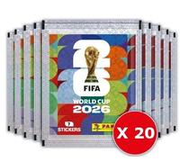 20 BUSTINE DI FIGURINE FIFA WORLD CUP 2026 MONDIALI PANINI
