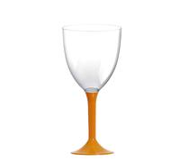 20 Calici da acqua riutilizzabili in plastica bianco perla 300ml