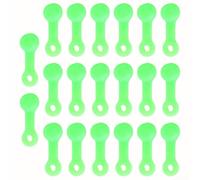 20 cappucci di spurgo per freni a disco idraulici su biciclette, compatibili con i comuni tipi e standard di liquido dei freni (verde)