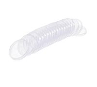 20 capsule trasparenti rotonde in plastica per monete, 45 mm