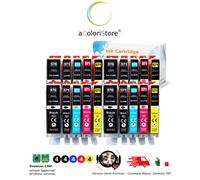 20 cartucce Canon PIXMA MG 7751 5750 6800 5753 TS 8053 8052 6052 PGI-570 CLI571