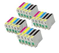 20 CARTUCCE COMPATIBILE PER EPSON T0611 T0612 T0613 T0614 CON CHIP Stylus DX4250