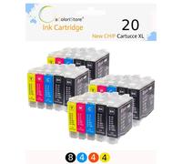 20 Cartucce compatibili LC1000 Brother DCP 750CW 770CW Fax 355 1360 1460 1560