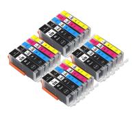 20 Cartucce d'inchiostro (5 Set) per Canon PIXMA MG6850, MG7753, TS6051, TS9055