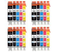 20 Cartucce d'inchiostro (5 Set) per Canon PIXMA TR7550, TS6251, TS8152, TS8351