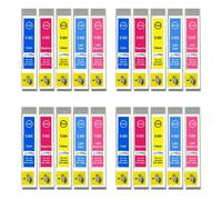20 Cartucce d'inchiostro C/M/Y/LC/LM per Epson Stylus Photo P50 PX720WD PX830FWD