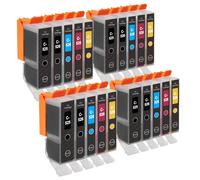 20 Cartucce d'inchiostro per Canon PIXMA iP4850 iP4950 iX6550 MG5150