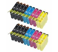 20 CARTUCCE Formato XL COMPATIBILI con Stampante Epson WorkForce WF2510WF WF2630