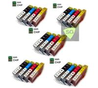 KIT 4 CARTUCCE 933XL COMPATIBILI HP Officejet 7612E 7610E 6600 H711A 6700 7610
