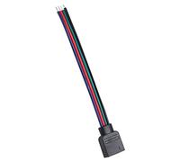 20 Cavi Connettori per Cavi a 4 Pin, Cavi Connettori Maschio-femmina con Lunghezza 10 Cm per Strisce Luminose LED RGB 5050/3528, 3014, per Connessione Luci Strisce LED (sbarra
