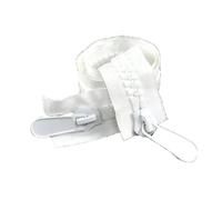 20# Cerniera in resina grande con doppio cursore Cerniera aperta per accessori da cucire con cerniera per tende da giacca da cucire, Bianco, 85cm